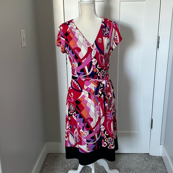 Nicole by Nicole Miller Dresses & Skirts - Nicole by Nicole Miller Geometric Floral Print Dress